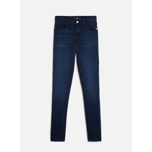 7 For All Mankind Womens High Rise Skinny Jeans Dark Indigo Blue Size 28